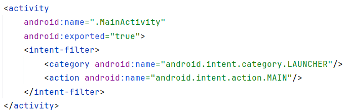 Android Studio No Activity Manifest